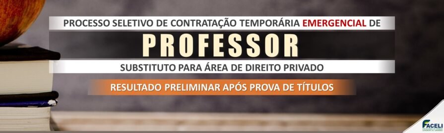 Processo seletivo para professor substituto recebe inscrições de