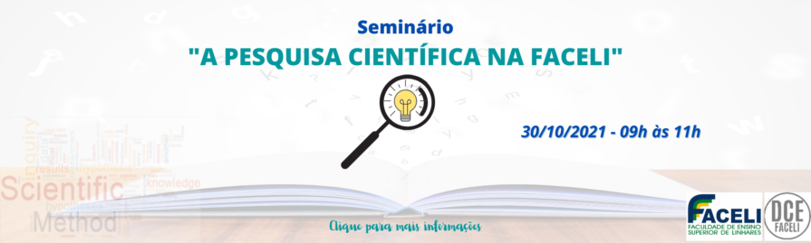 Seminário "A Pesquisa Científica na Faceli"