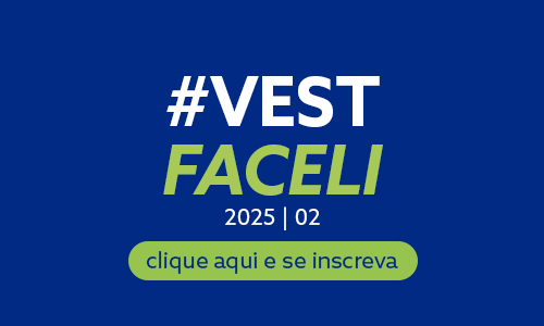 Vest Faceli 2025-2 - Mini Banner - Inscrições abertas