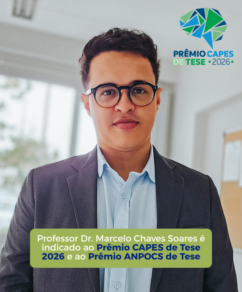 Professor da FACELI é indicado ao Prêmio CAPES de Tese 2026 e ao Prêmio ANPOCS de Tese